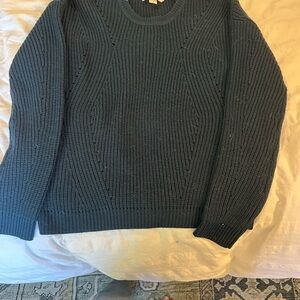 Velvet by Graham & Spencer Dark Green Crewneck Sweater
